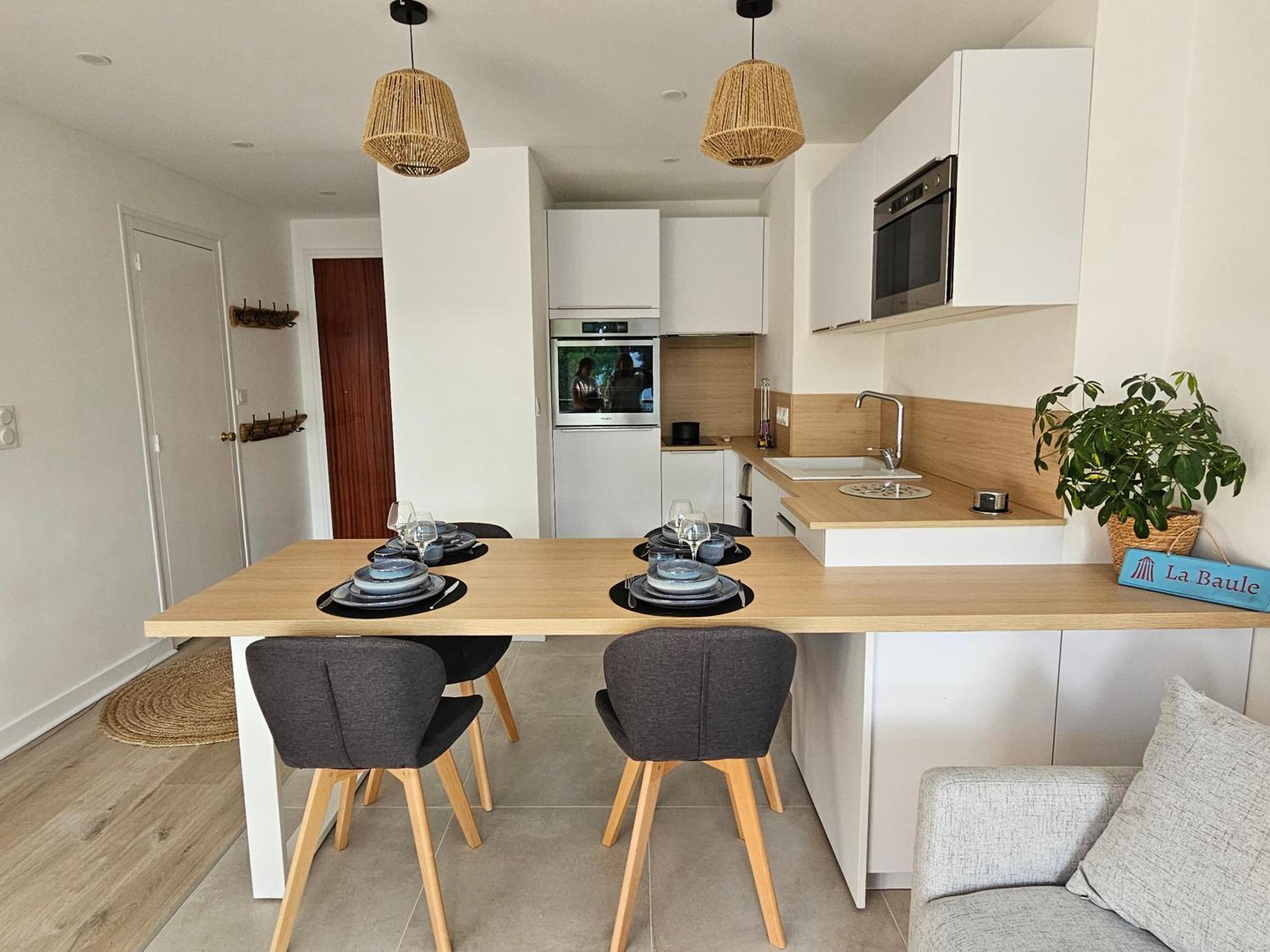 Le Capitole - Studio Plage Benoit Dans Residence Face Mer La Baule-Escoublac Extérieur photo