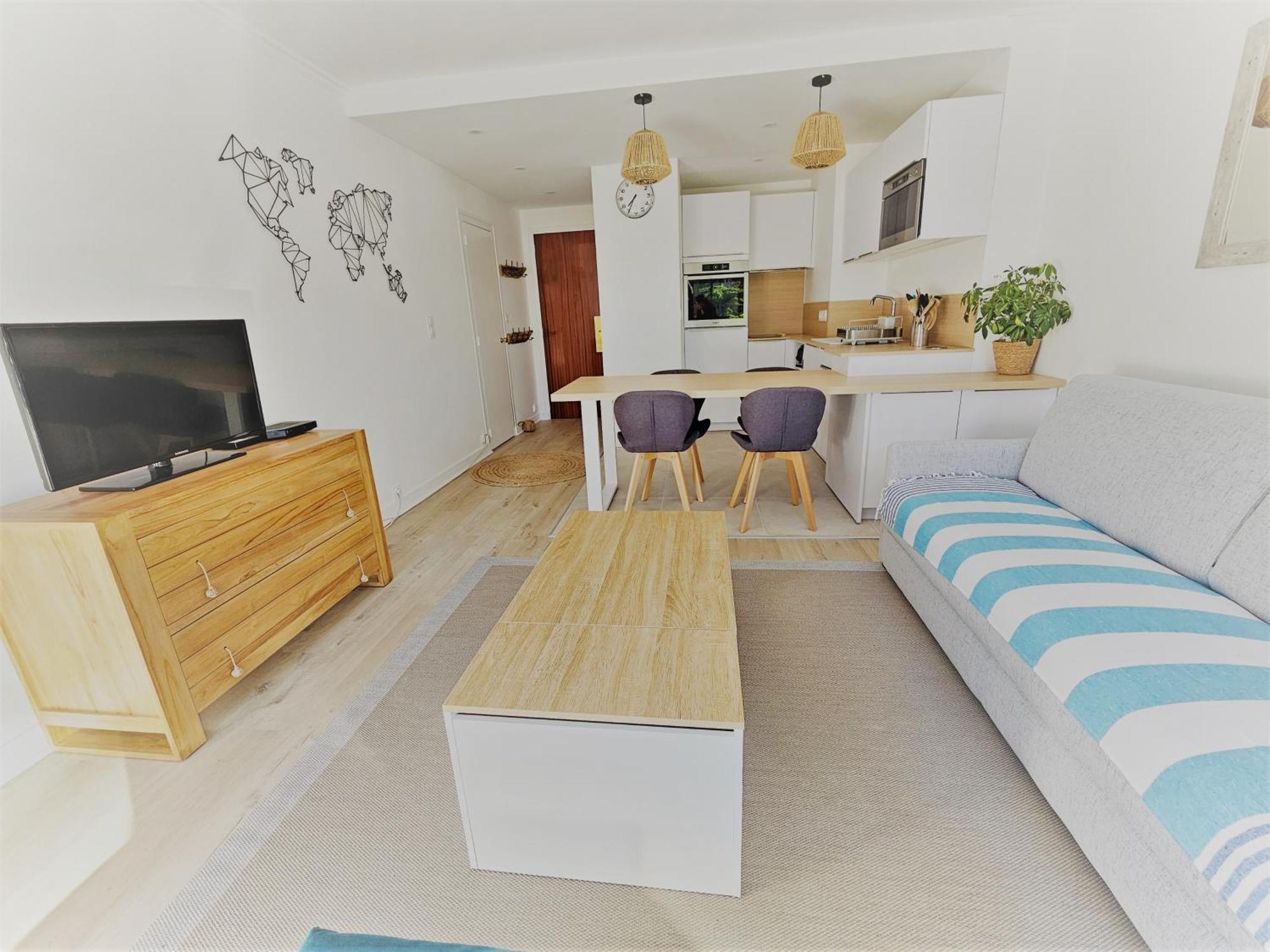 Le Capitole - Studio Plage Benoit Dans Residence Face Mer La Baule-Escoublac Extérieur photo